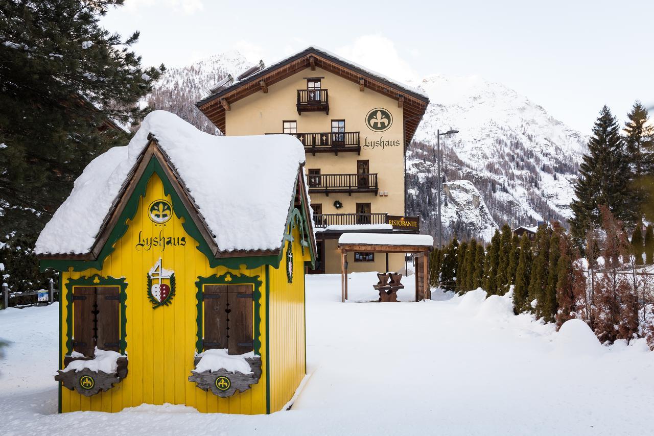 Hotel Lyshaus Gressoney-Saint-Jean Kültér fotó